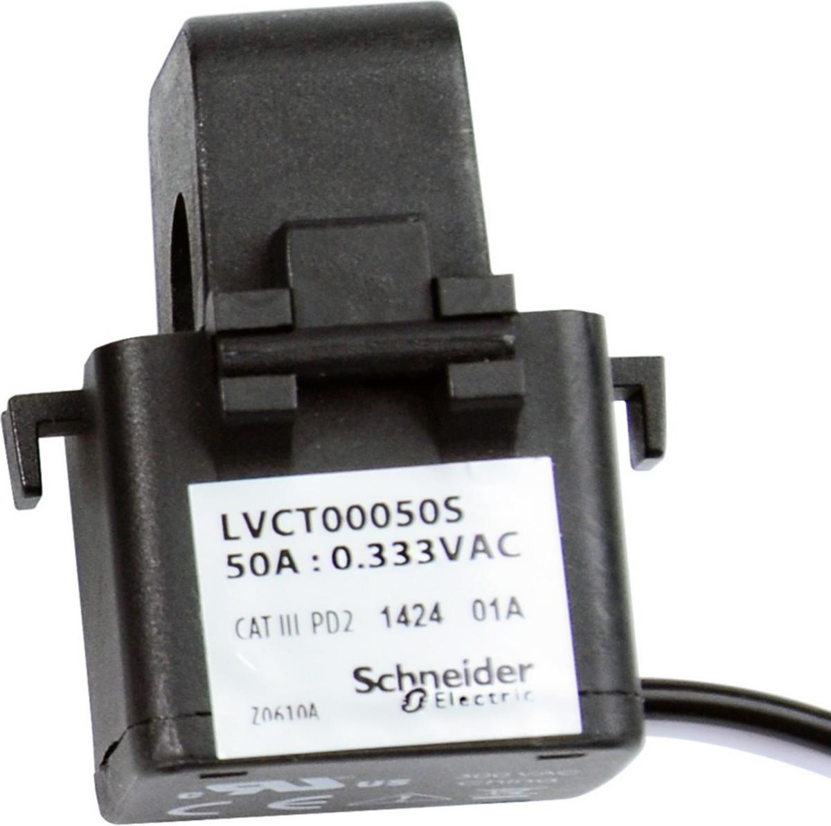 Delbar strømtrafo LVCT Schneider Acti 9 iEM3000 - Lvct Size0 Delbar 50A 0.333V