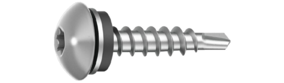 Byggplateskrue EJOT IQ utendørs - Borskrue IQ 4.9X35 C3 Ejot lys grå trekonstr