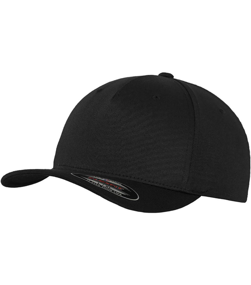 Caps Flexfit FF656 Panel - Caps Flexfit 5 Panel svart S/M