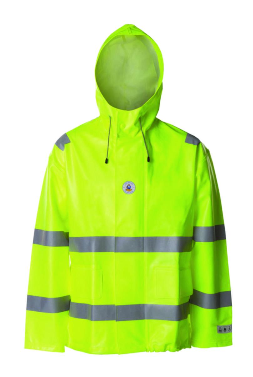 Regnjakke Strakofa Lista Multinorm kl.3 - Regnjakke AAPW Lista Multinorm gul kl.3 str L