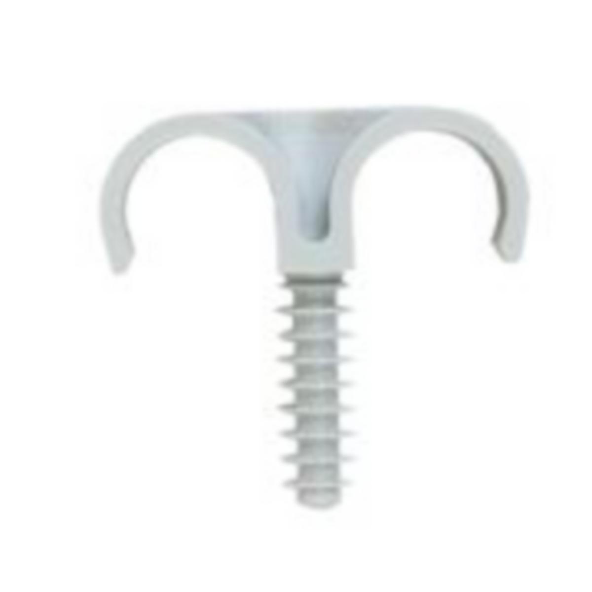 Fix-ring Kruge dobbel - 28 mm fix-ring. dobbel plastklammer