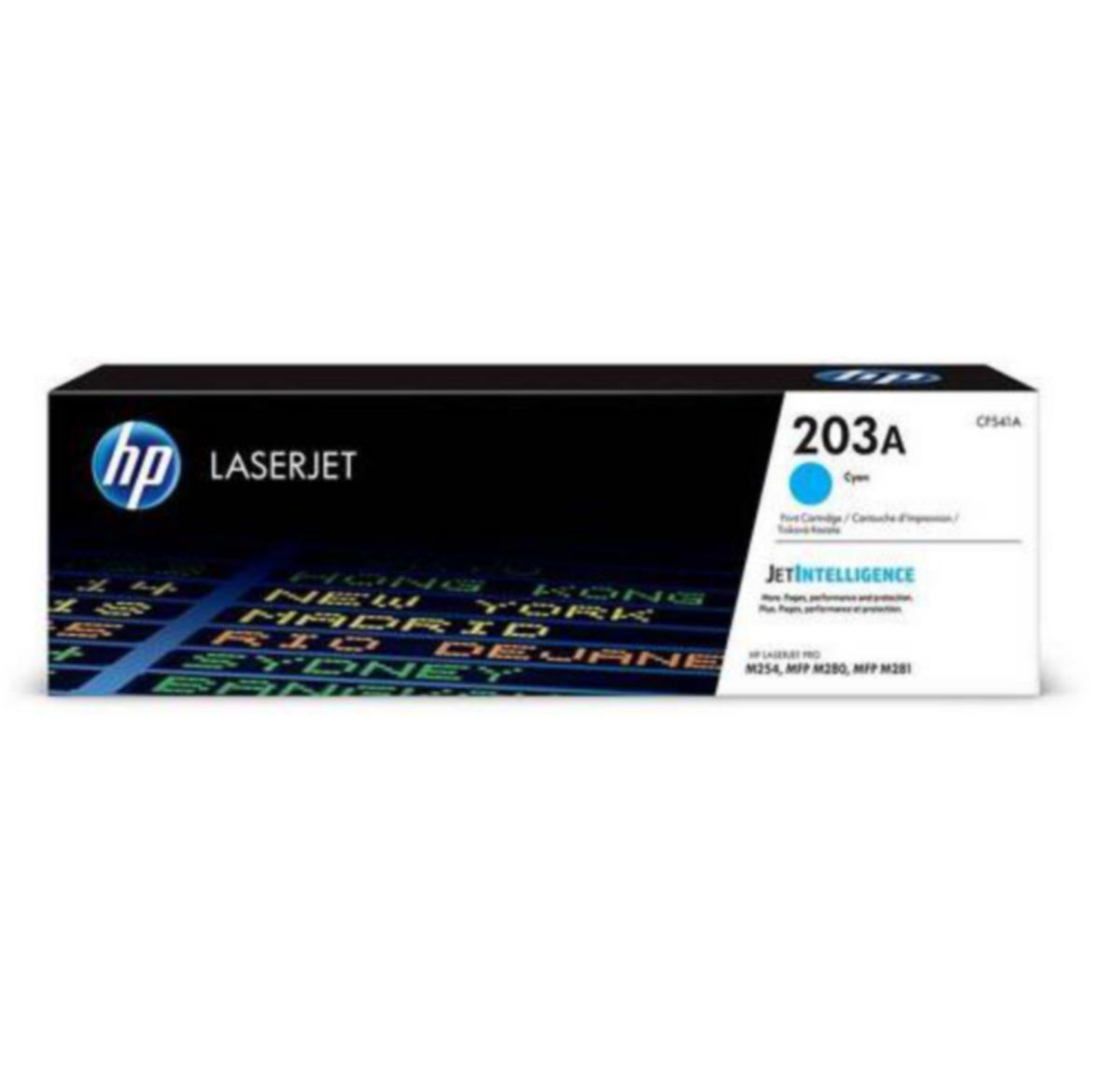 Toner 203A for HP - Toner 203A HP CF541A 1.3K cyan