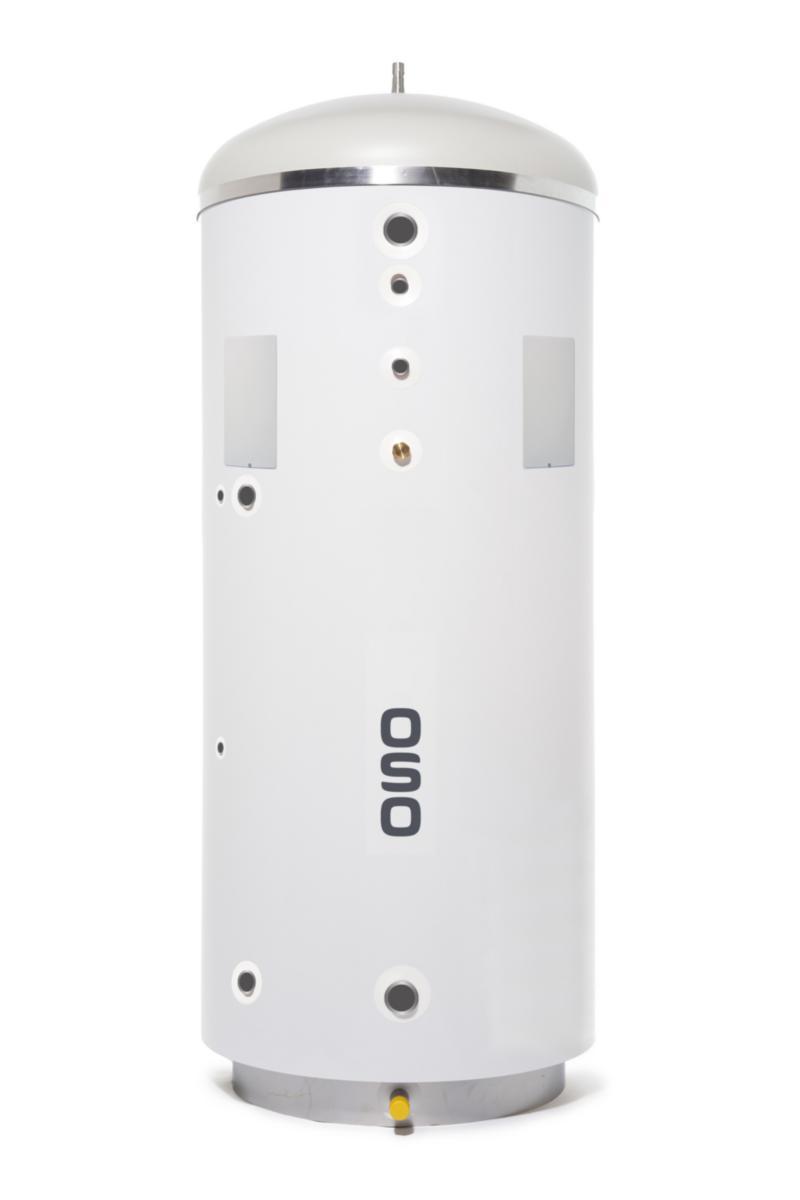 Varmtvannsbereder Maxi Geocoil MGC, Oso - 1000-15kW Oso Maxi Geocoil MGC 1000 (2x7.5) - 3x400V+HX 7.0m²