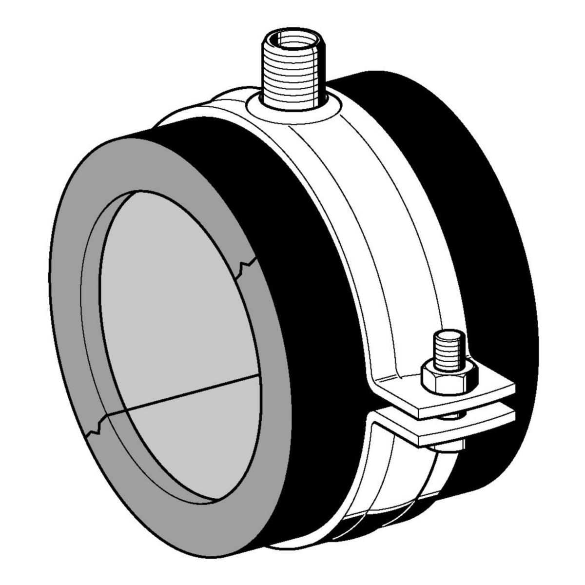 Kjøle- og kuldeklammer LKS H - 35 / 13.5 mm LKS H. isoklammer