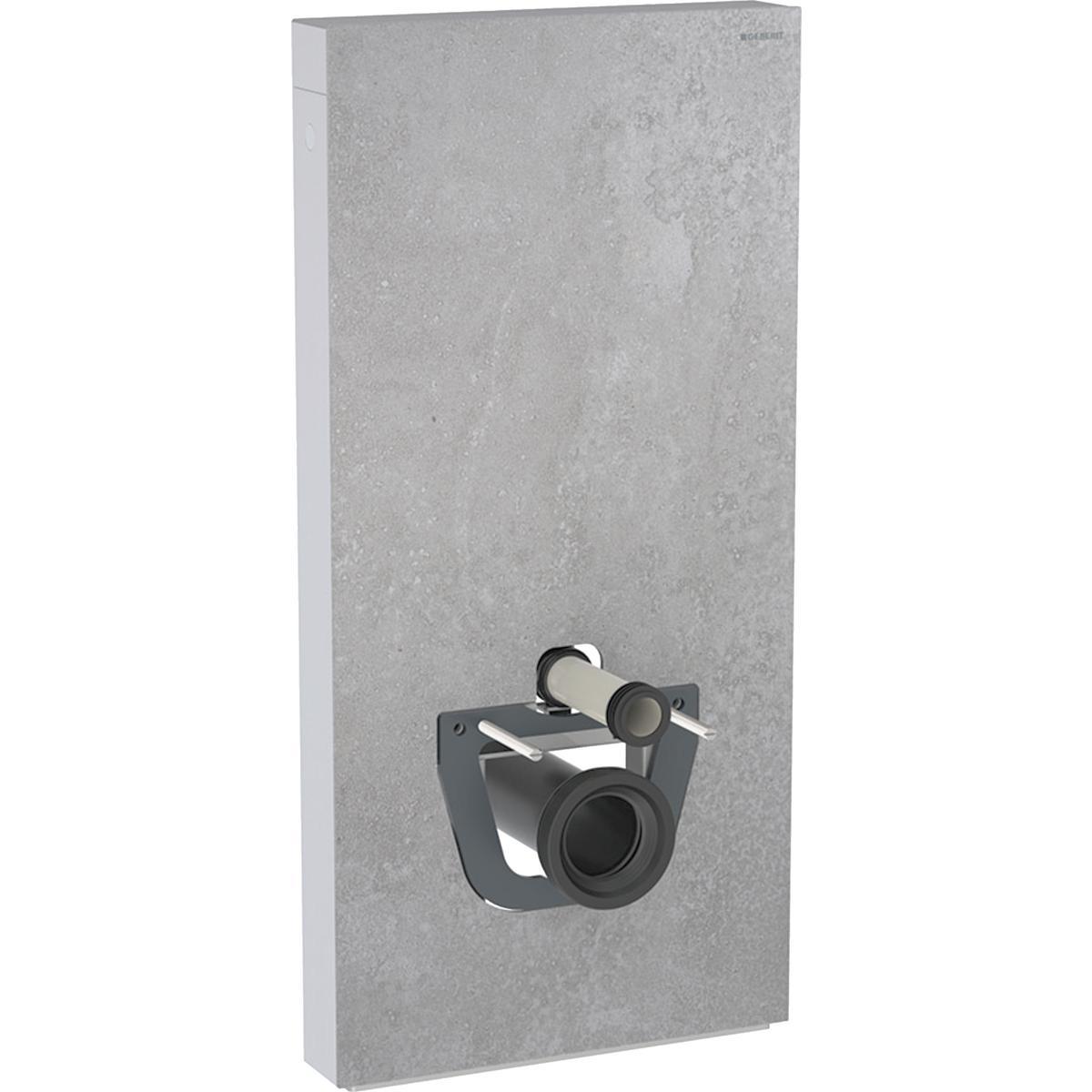 Sisterne Monolith vegghengt front i steintøy H101 - Geberit Monolith modul vegg h101 betong steintøy