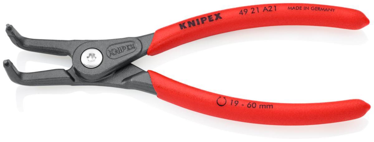 Sporringtang Knipex 4921 bøyd - Seegerringstang 4921 Knipex 305mm A41 bøyd