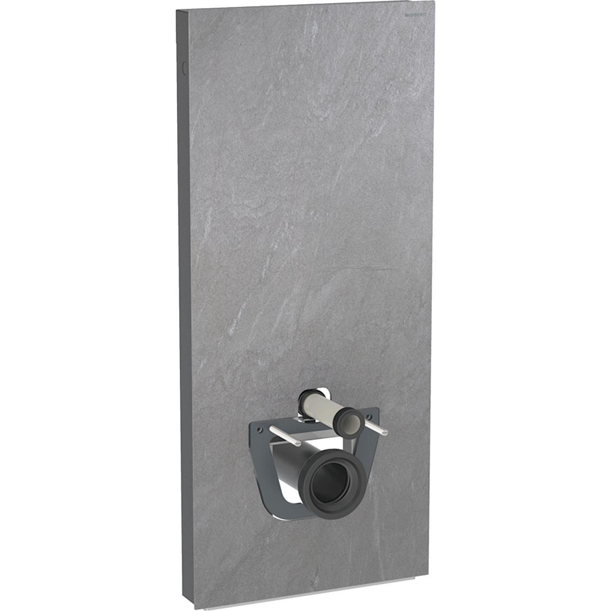 Sisterne Monolith vegghengt front i steintøy H114 - Geberit Monolith modul vegg h114 skifer steintøy