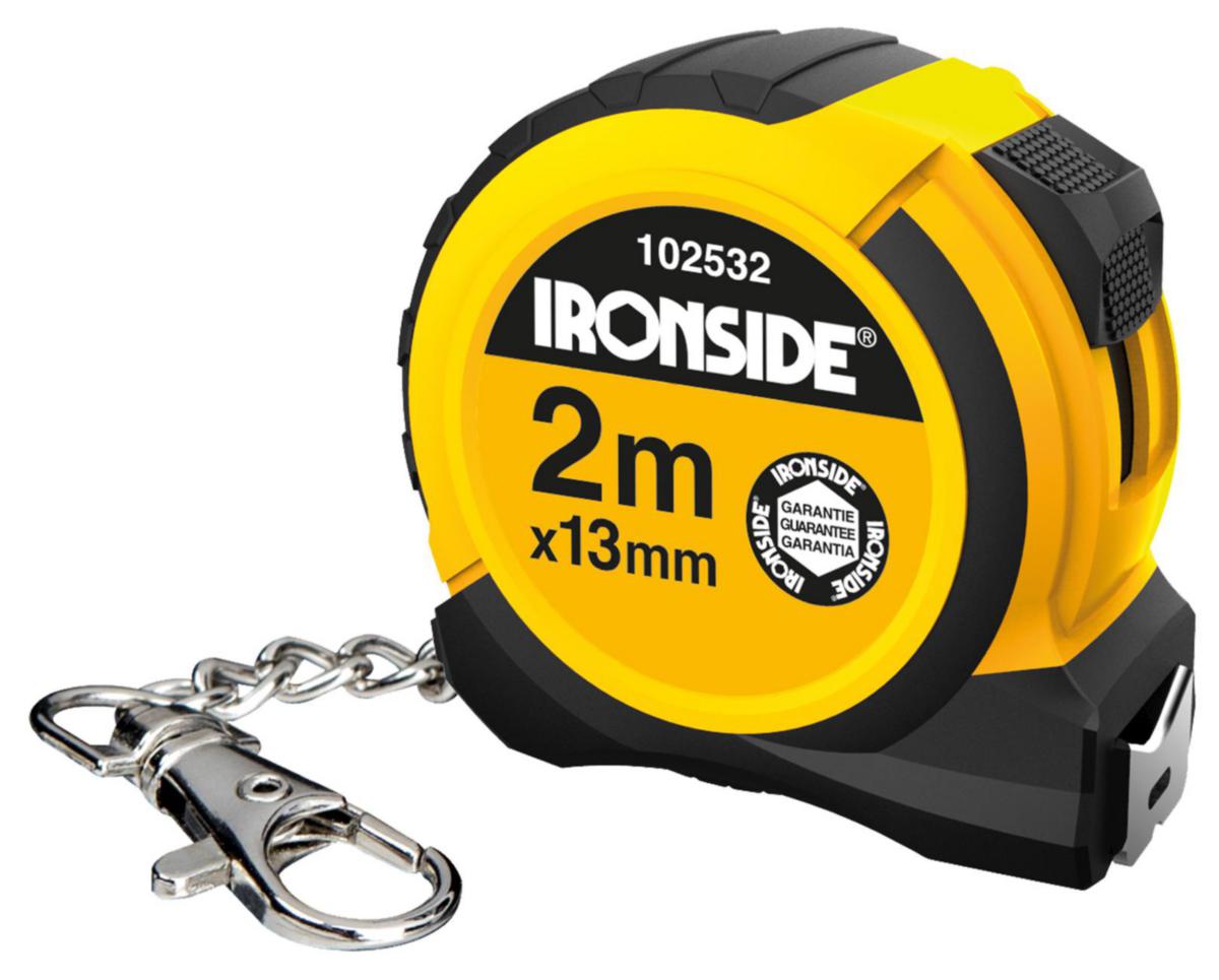 Målebånd Ironside med nøkkelring - Målebånd m/nøkkelring Ironside 2mX13mm 102532