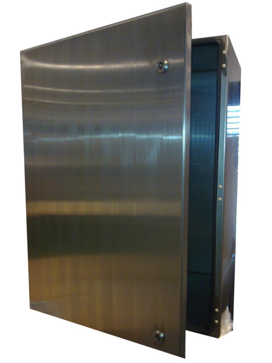 Utendørs veggskap 19" 316L Centex Knutsen - Veggskap 19" 15U IP67 D=500 SS 316L