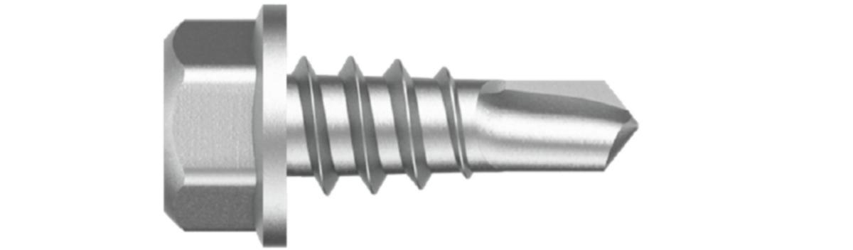 Skrue Ventilasjon Provent Plus C4 Ejot - VENT WINGSPEED HI SPEED Ejot 4,2X9,5 RAL 9010 1000 PK