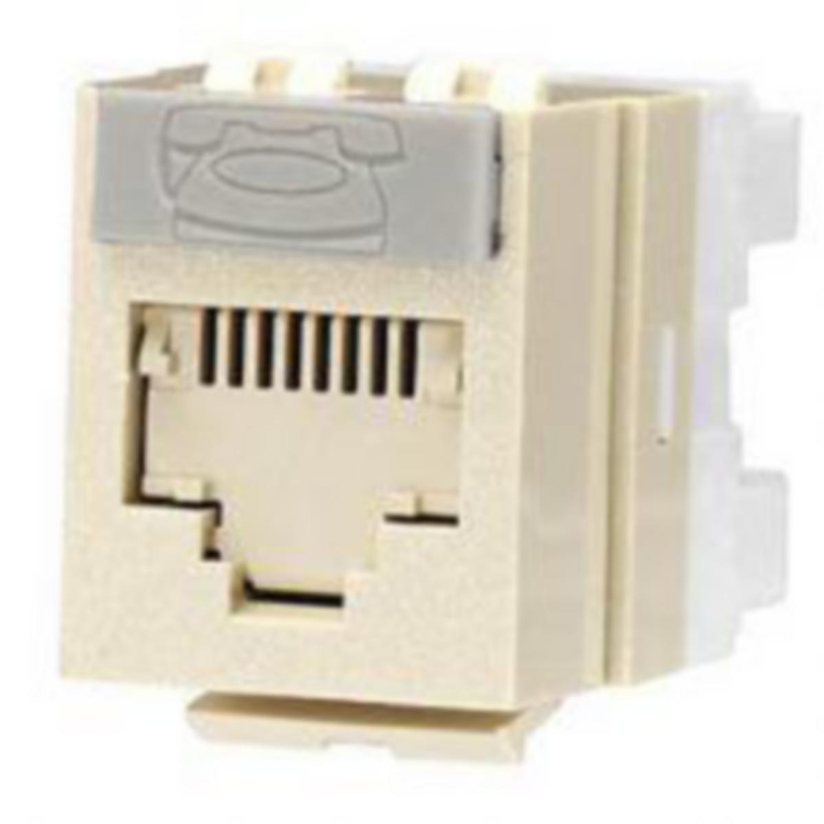 Tilbehør boligskap Molex - Multimedia term. Hvit cat5eUTP KSJ-00024-02 Hvit