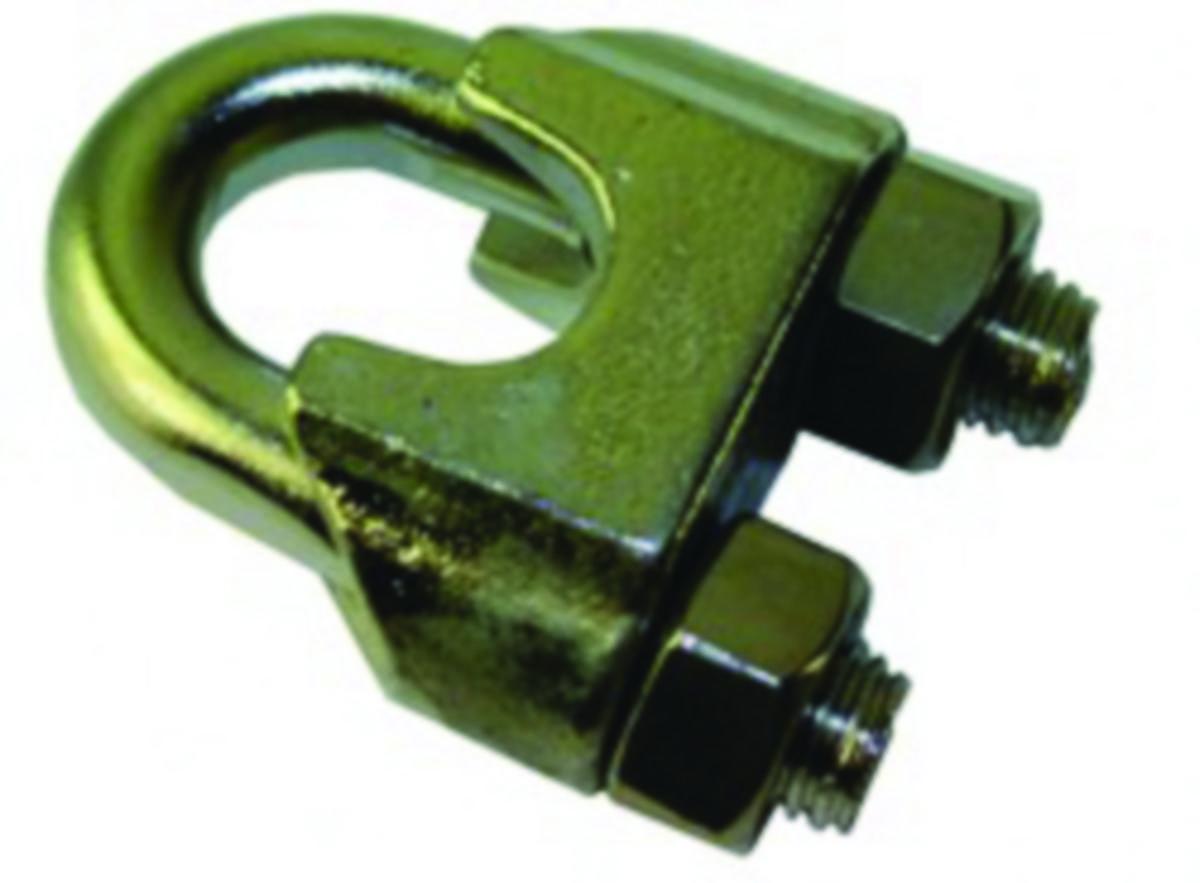 Wireklemme U-bolt, AISI 316 - Wireklemme U-bolt RF syrefast John Dahle 10mm AISI 316