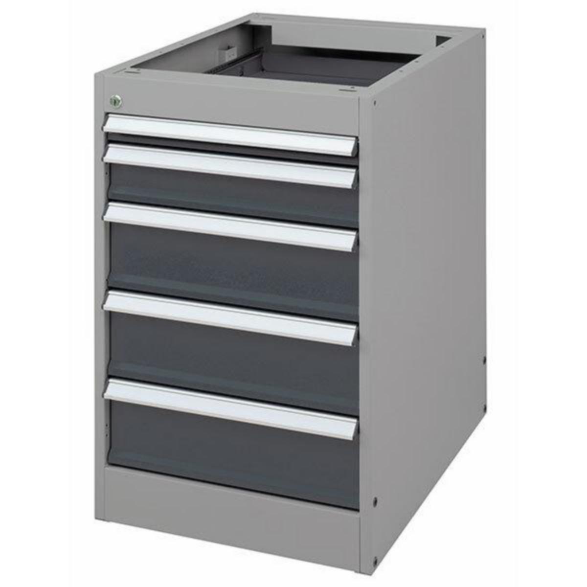 Skuffeseksjon SM serie 1 - Skuffeseksjon serie 1 SM 535x665x800mm 5 skuffer