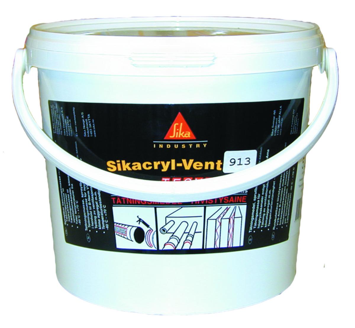 Tetningsmiddel Sikacryl-Vent - Fugemasse Sikacryl 913 Vent Sika 5L grå