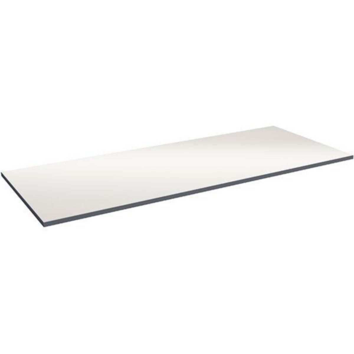 Bordplate SM laminat lett - Bordplate laminat lett SM 2000x620x24mm grå, grå kant