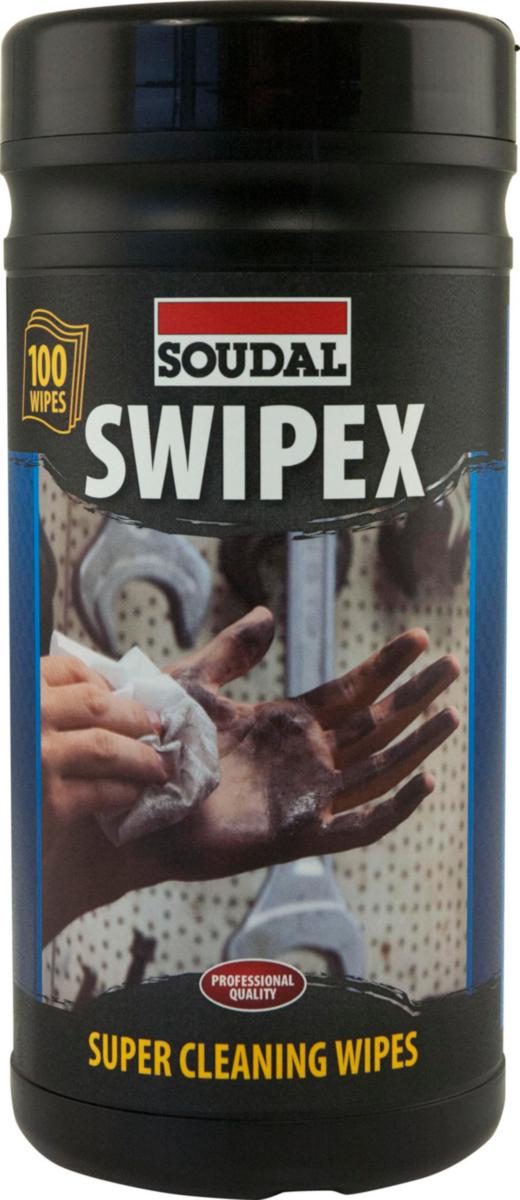 Rengjøringsserviett Soudal Swipex - Rengjøringsserviett Swipex Soudal 100 kluter