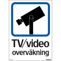 Dekal Systemtext TV/video overvåkning