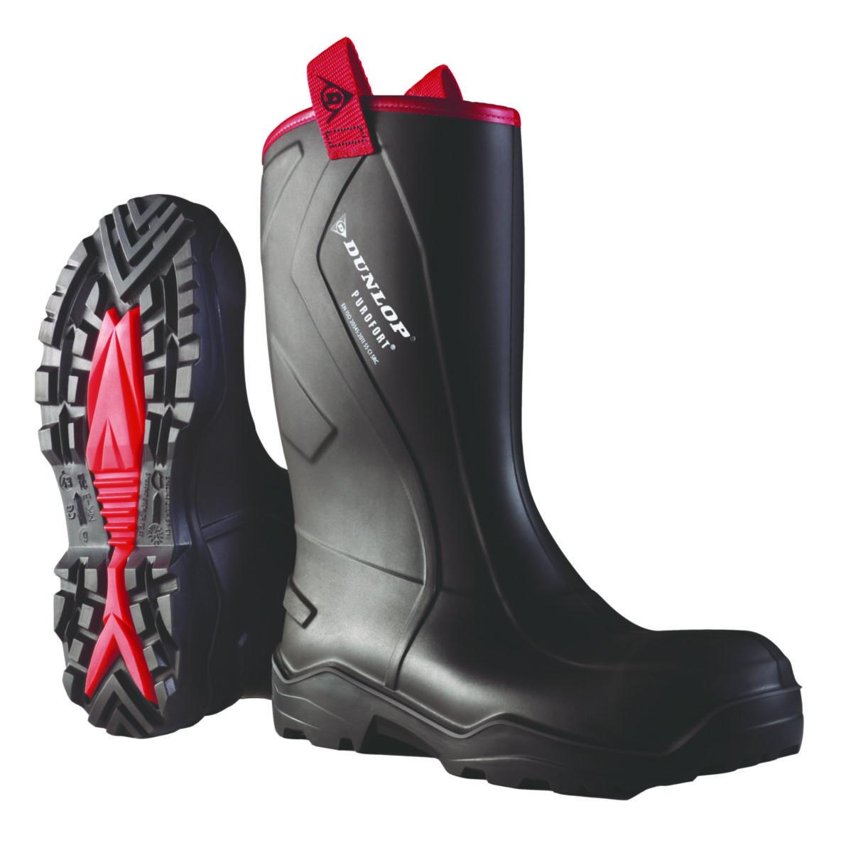 Vernestøvel Dunlop® Purofort®+ Rugged S5 - Vernestøvel Dunlop Purofort+ Rugged S5 svart str.43