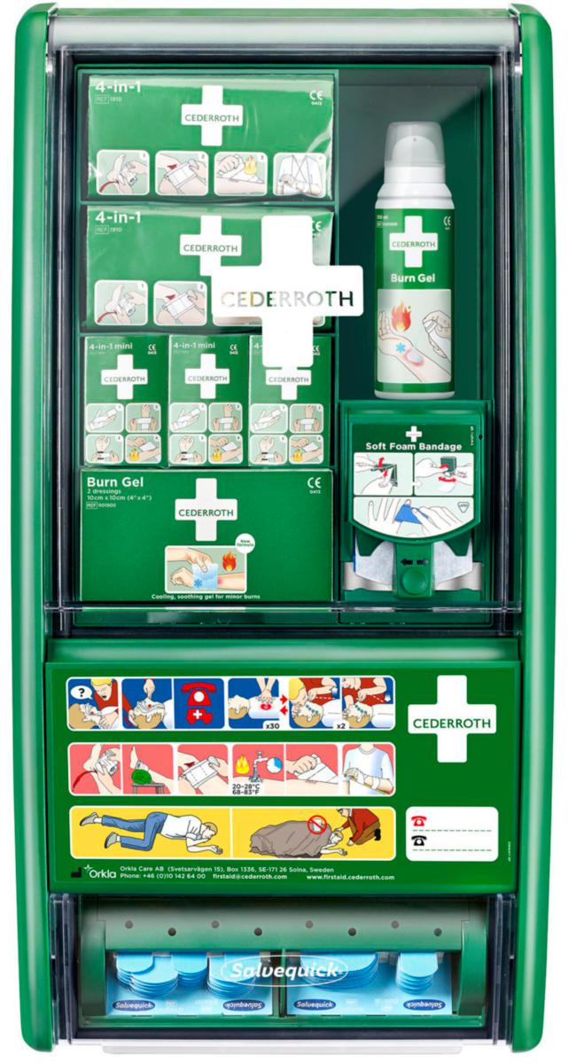 Førstehjelpstasjon Cederroth First Aid & Burn - Førstehjelpstasjon Cederroth First Aid & Burn