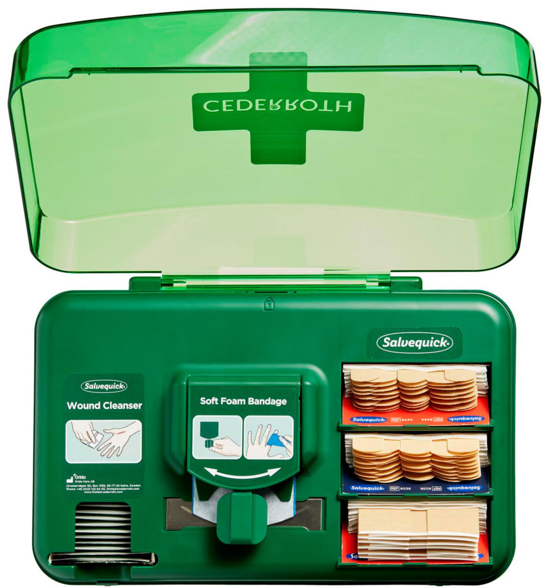 Førstehjelpsdispenser Cederroth Wound Care - Førstehjelpdispenser Cederroth Wound Care
