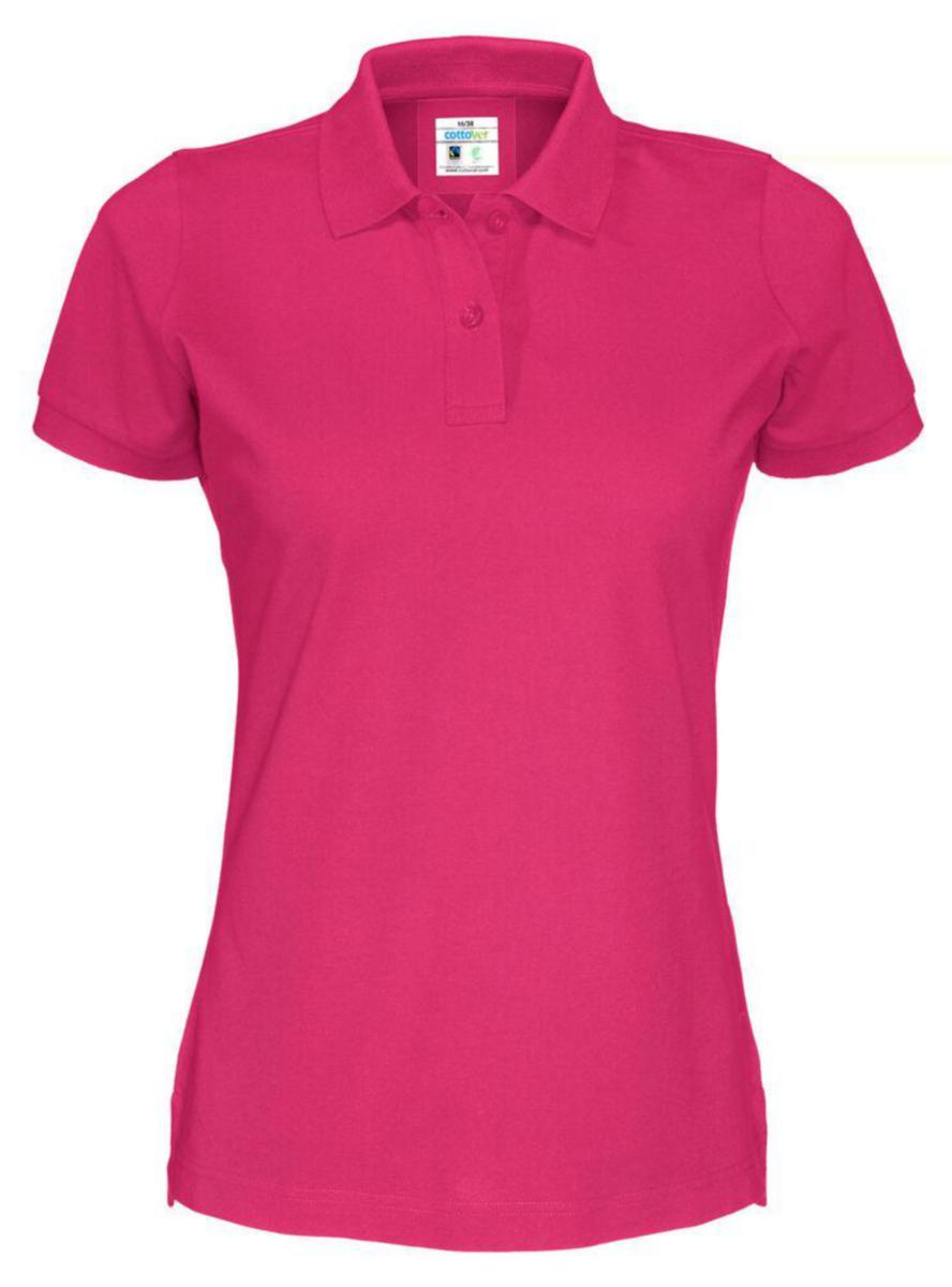Piqueskjorte dame Cottover 141005 - Piqueskjorte Dame Cottover Cerise str XS