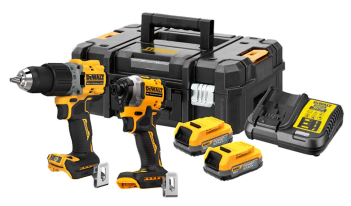 Kombisett DEWALT DCK2051E2T - Kombokit DCK2051E2T DeWalt 18V XR 2xPS TSTAK