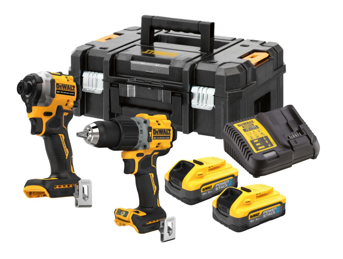 Kombisett DEWALT DCK2050H2T - Kombokit DCK2050H2T DeWalt 18V 5Ah PS TSTAK