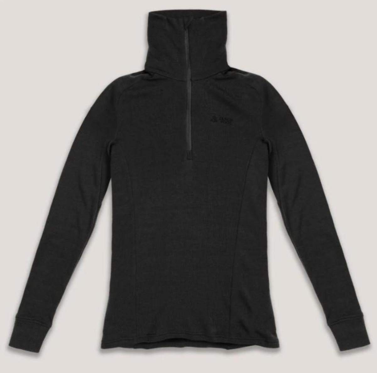 Undertrøye polo Janus AirWool® 260 - Undertrøye polo Janus AirWool 260 svart str S