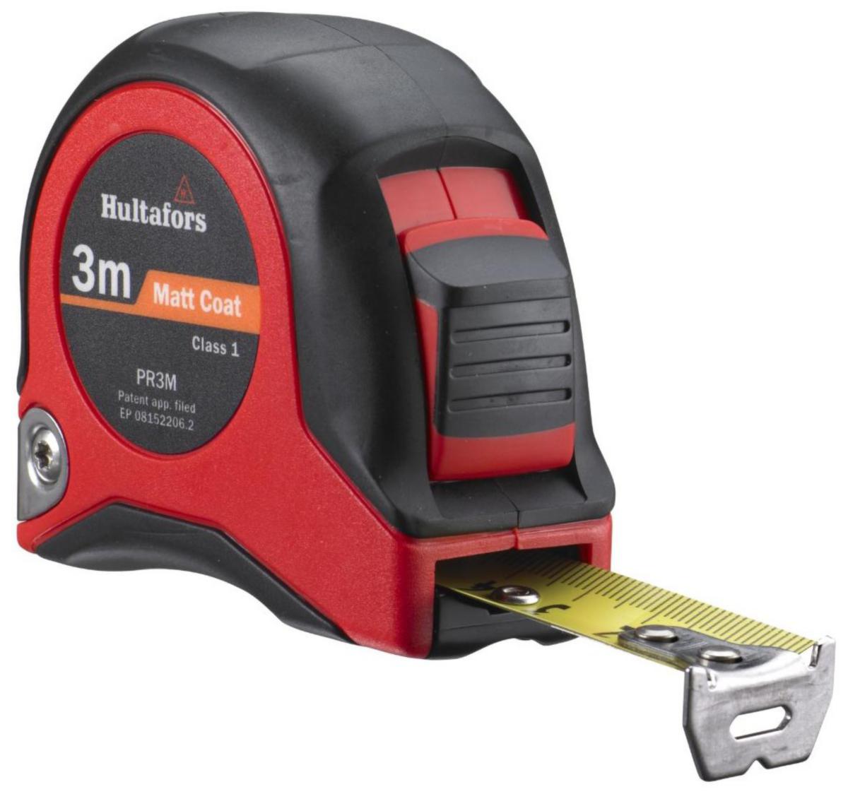Målebånd PR Hultafors - Målebånd Stål PR 3M Hultafors 3mX19mm kl.1