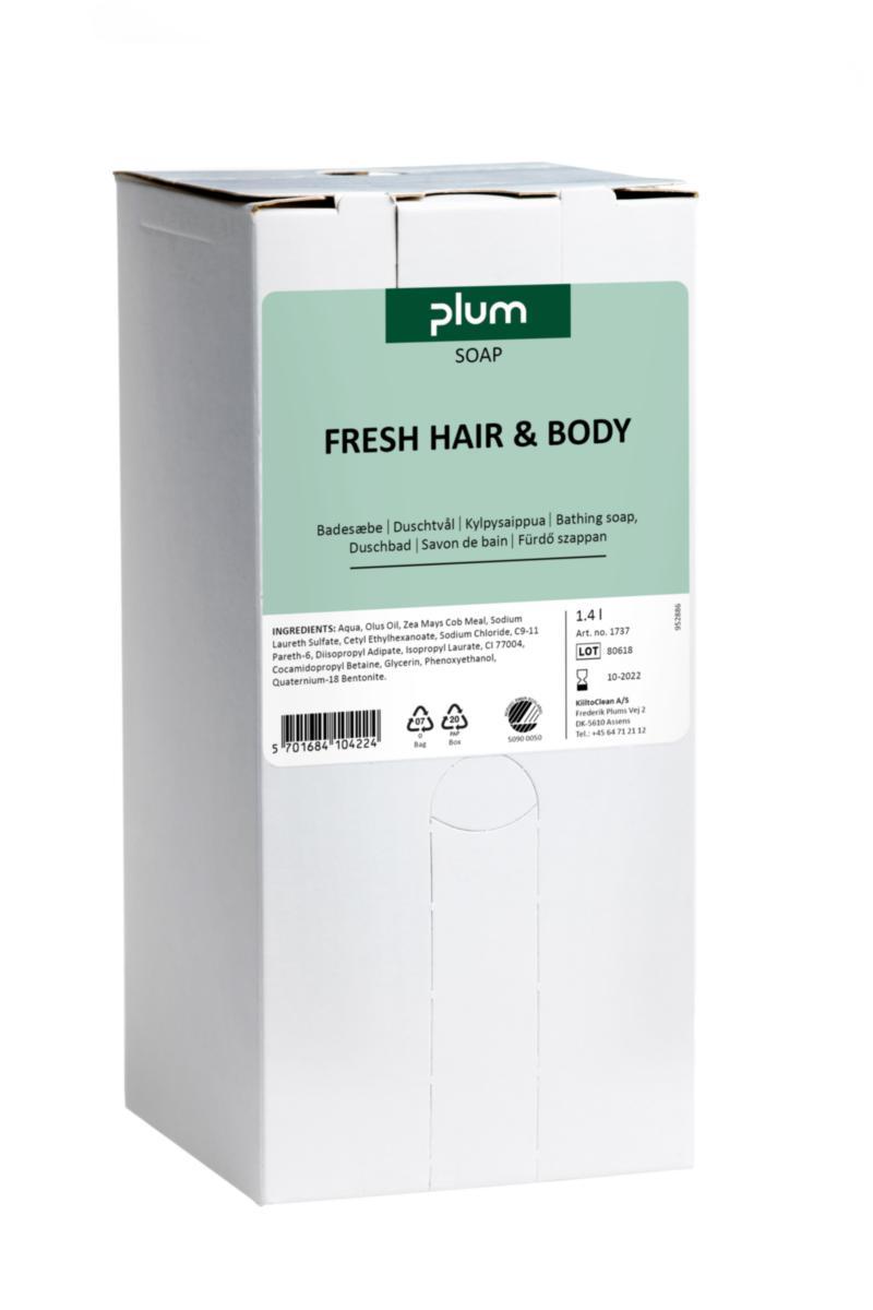 Dusjsåpe Plum Nature Hair & Body - Dusjsåpe Nature Hair&body Plum 1.4L MP-dispenser