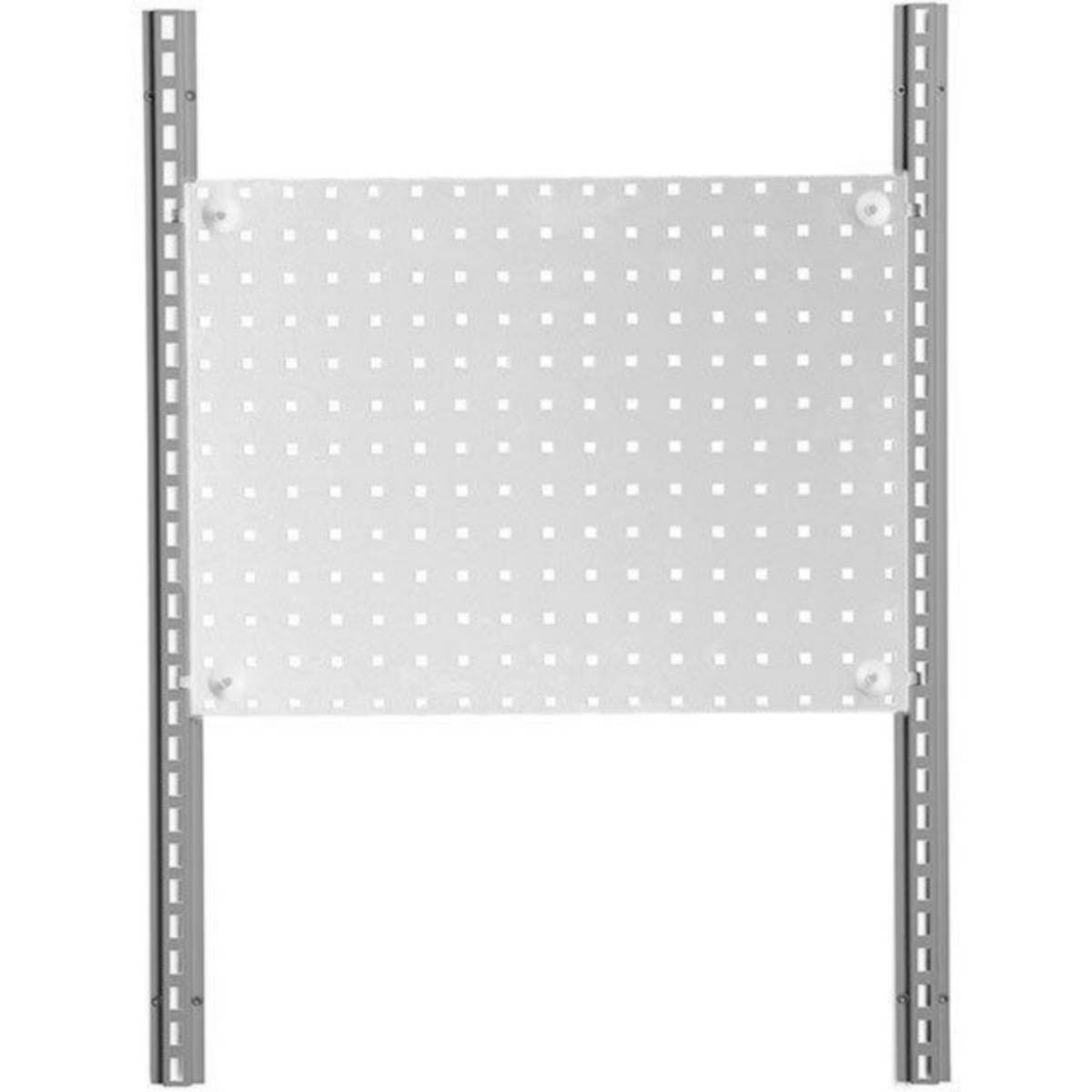 Veggskinne perforert SM - Veggskinne perforert SM 1000mm lys grå 2pk