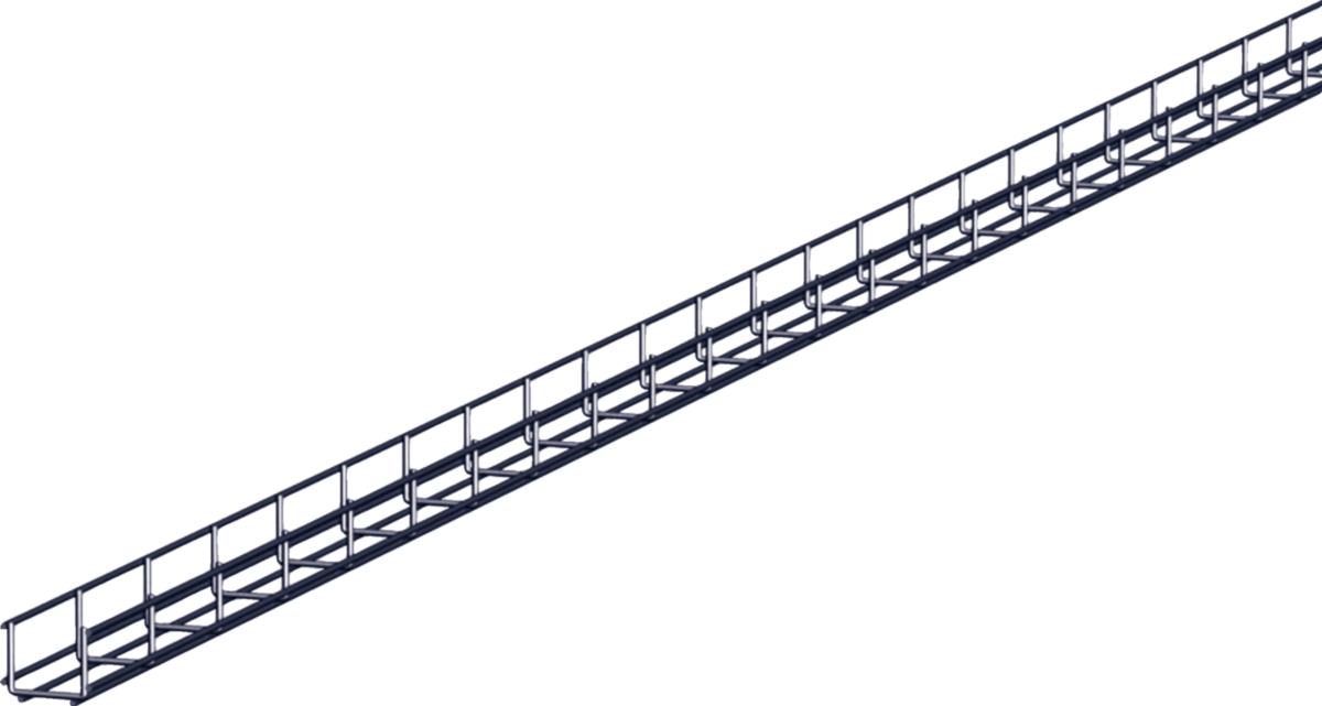 Nettrenne Wibe U-formet Elz - Gitterban 120/60mm Ø5mm Å 2.5m 