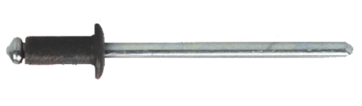 Blindnagle standard farget aluminium - Blindnagle 3.2X12 AL/ST Ejot svart 1000pk