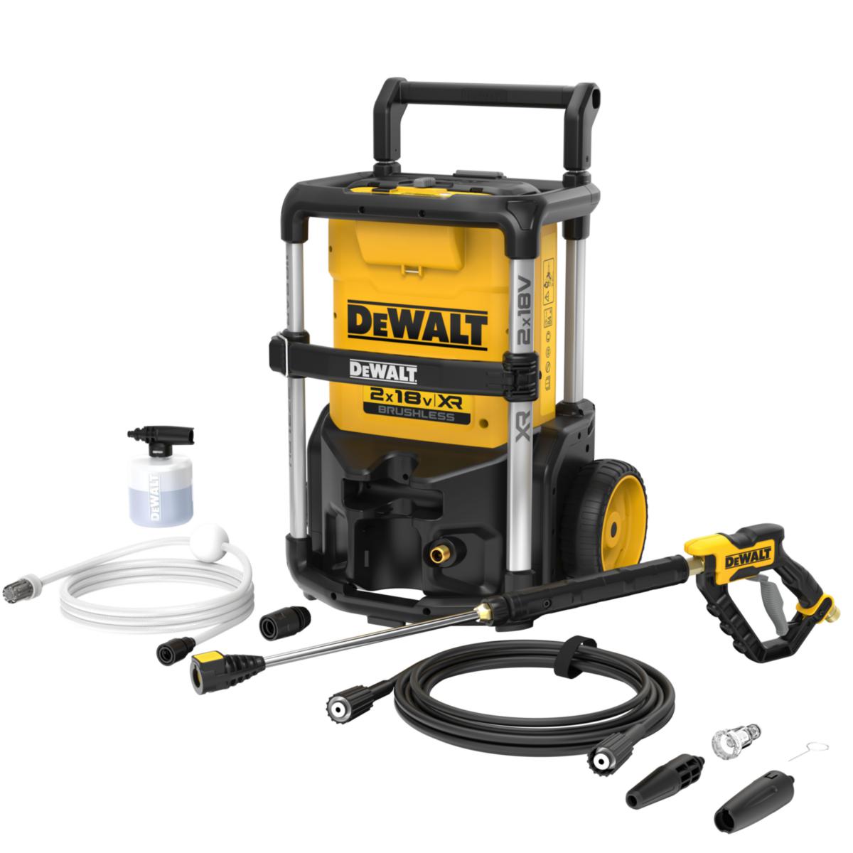 Høytrykksspyler DEWALT DCMPW1600N, solo - Høytrykksvasker DCMPW DeWalt 2x18V XR Solo
