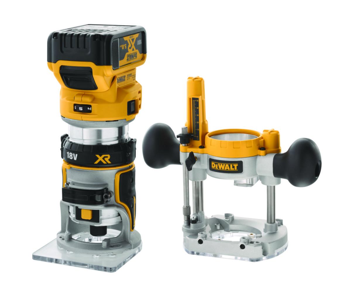 Overfres DEWALT DCW604P2 - Overfres DCW604P2 DeWalt 18V 8mm 2x5.0Ah