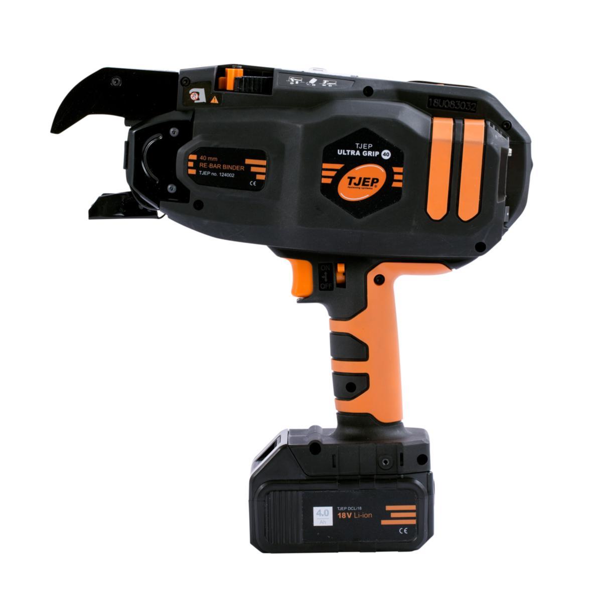 Jernbindemaskin Tjep Ultra Grip 40 - Jernbindemaskin Ultra Grip 40 Tjep 18V 2X4.0Ah koffert 40mm