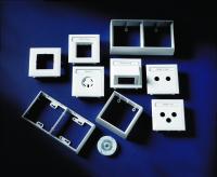 Påveggskappe Schneider CYB-MF2H Dobbel Hvit