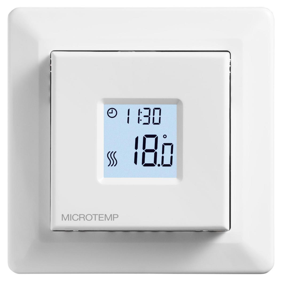 Termostat Microtemp MTCP2 hvit - Termostat Microtemp MTCP2 hvit 