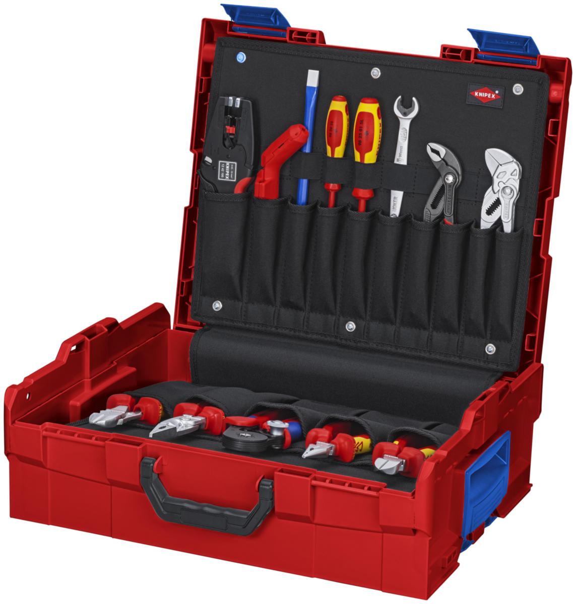 Verktøysett Knipex 002119LBE - Verktøysett 002119 LB E L-Boxx Knipex Elektro 63 deler VDE