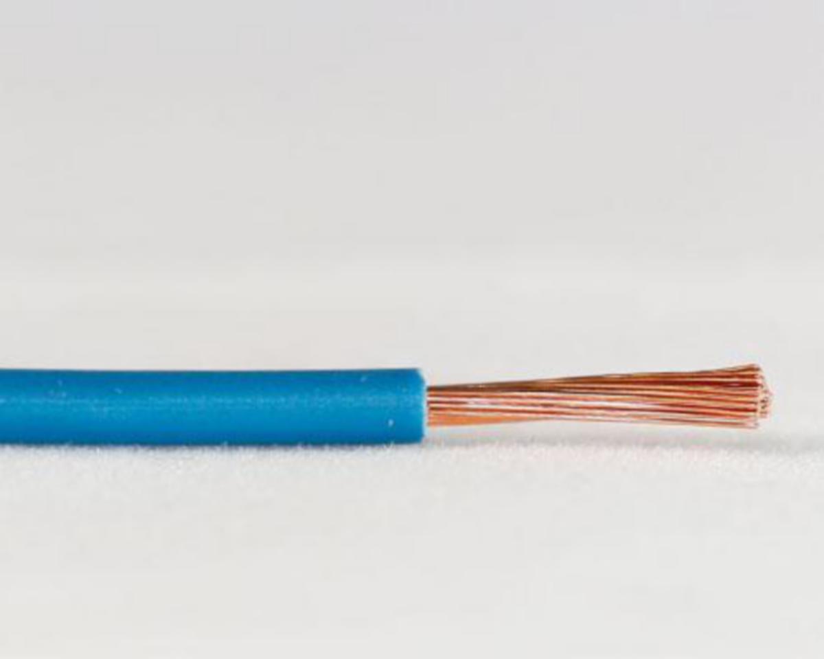 RK Elis Elektro Koblingsledning 500V - RK (H05 V-K) 1.00 mm2 L.bl 100m