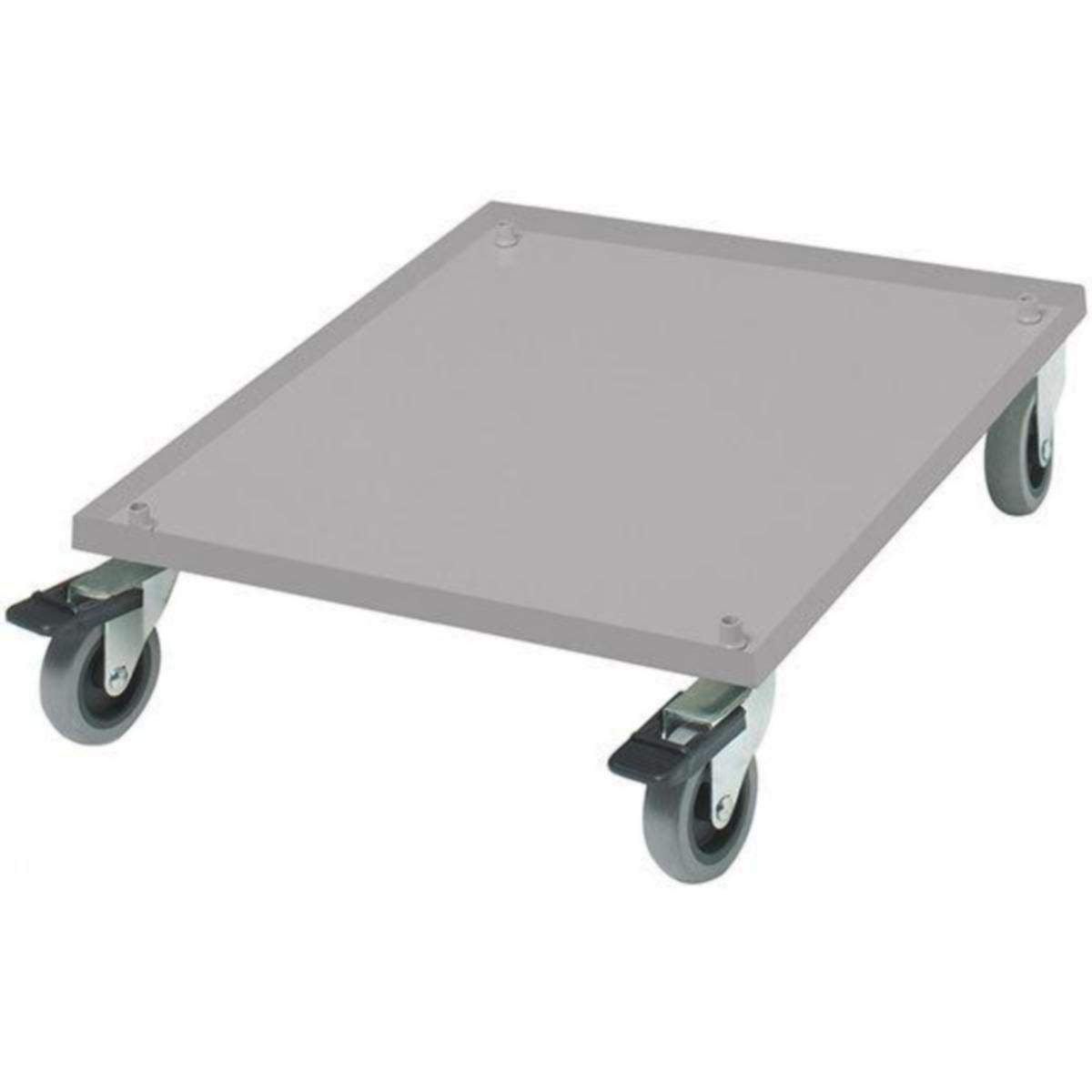 Hjulunderstell SM skuffeseksjon - Hjulunderstell skuffeseksjon SM 540x670mm lys grå