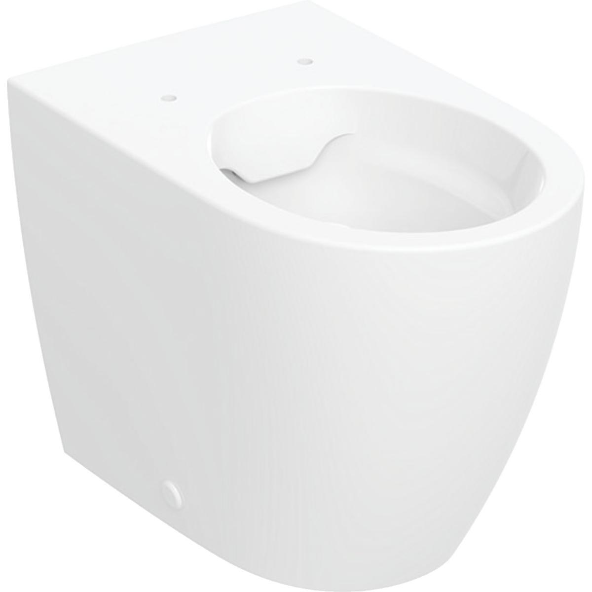 Klosett iCon gulvstående back to wall, Geberit - Geberit iCon gulvklosett u/sisterne hvit Rimfree 56cm