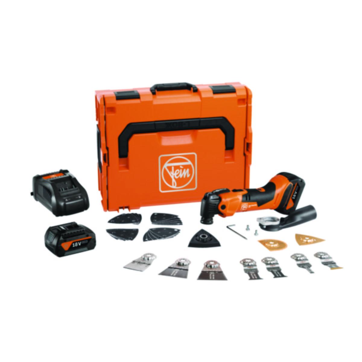 Multikutter Fein AMM500 Plus Top - Multikutter AMM500 Plus Top Fein 18V 2X4.0Ah L-BOXX 136