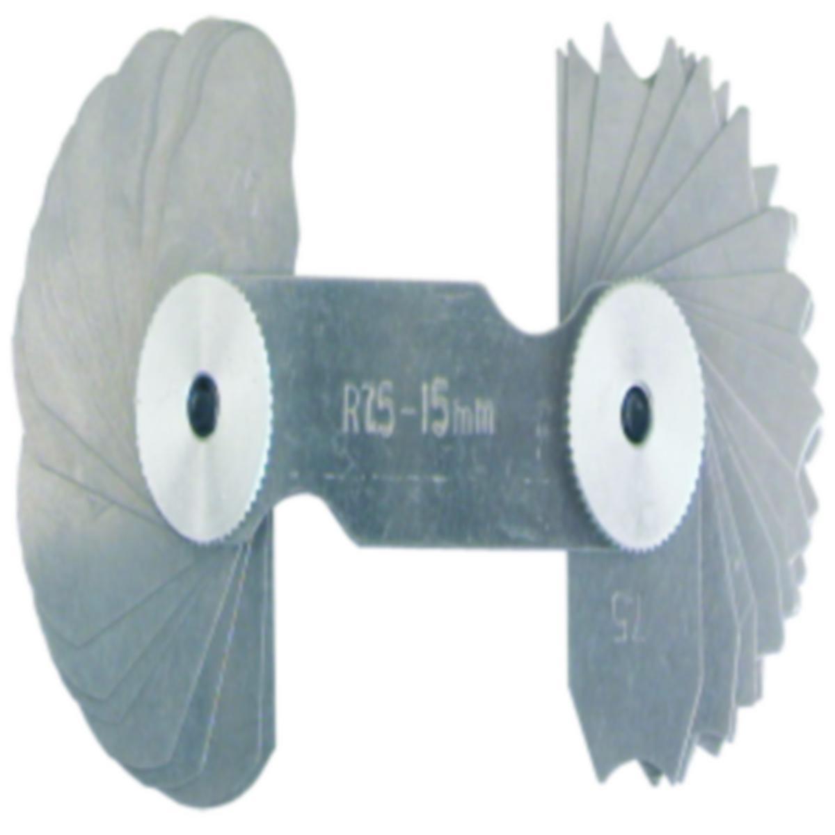 Radiuslære Diesella - Radiuslære Diesella 7.5-15.0mm 16 blad
