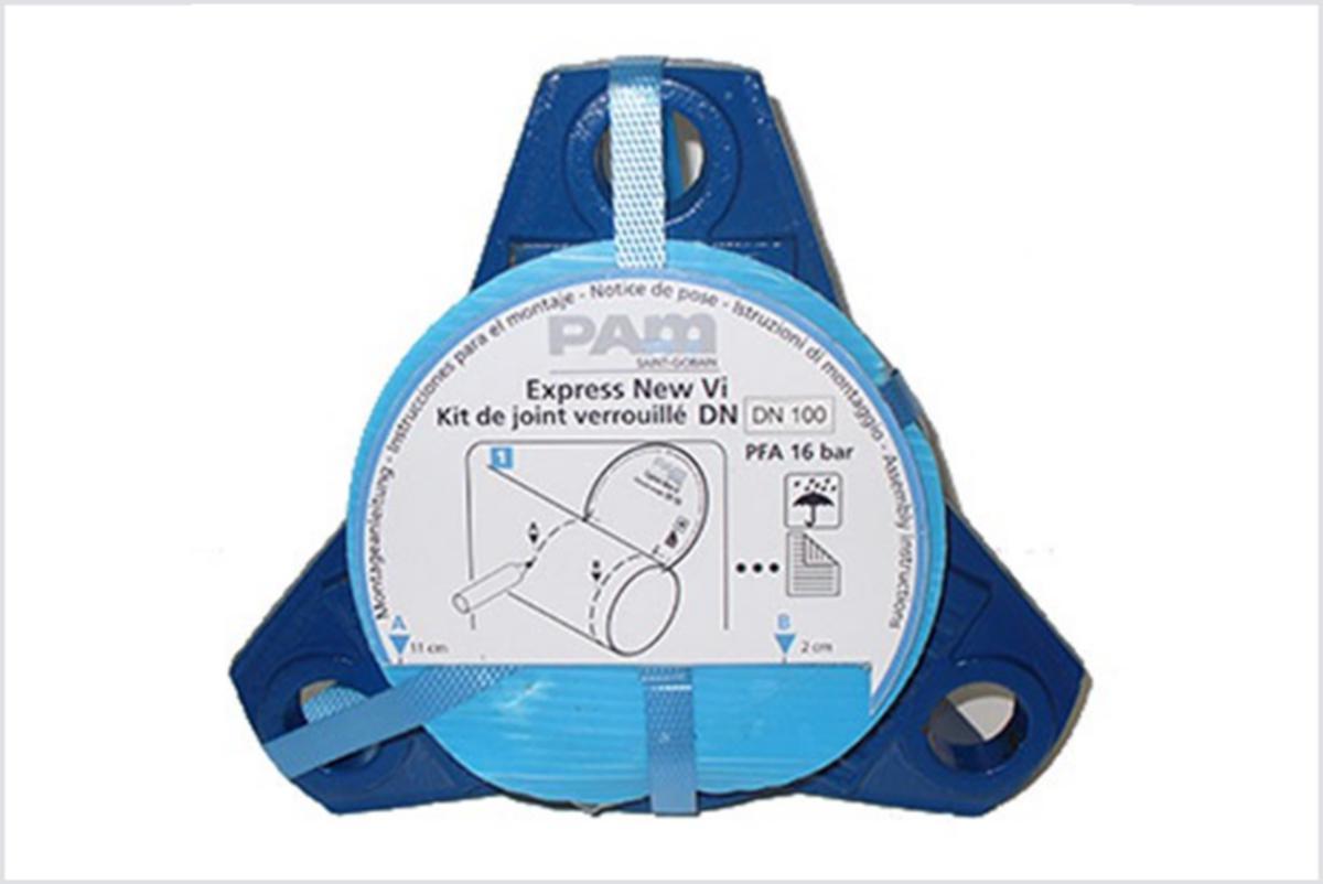 Express låsering Vi kit EPDM pakn - DN150 Låsering express Vi KIT EPDM pakning PECB