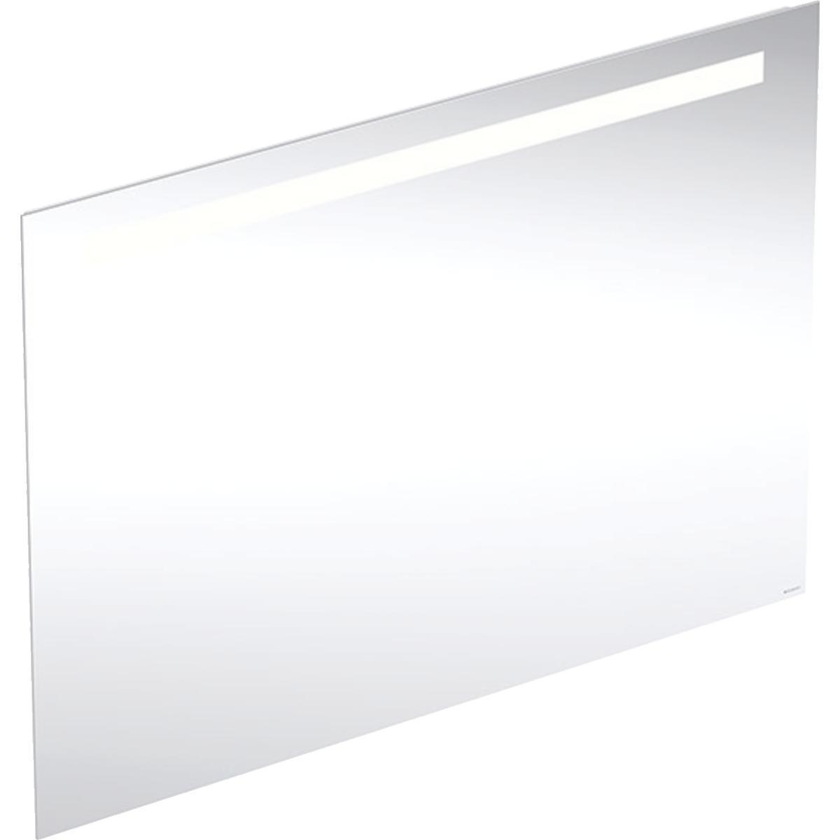 Speil Option Basic Square med lyskilde oppe, Geberit - Geberit Option Basic Square 100x70cm lys-speil