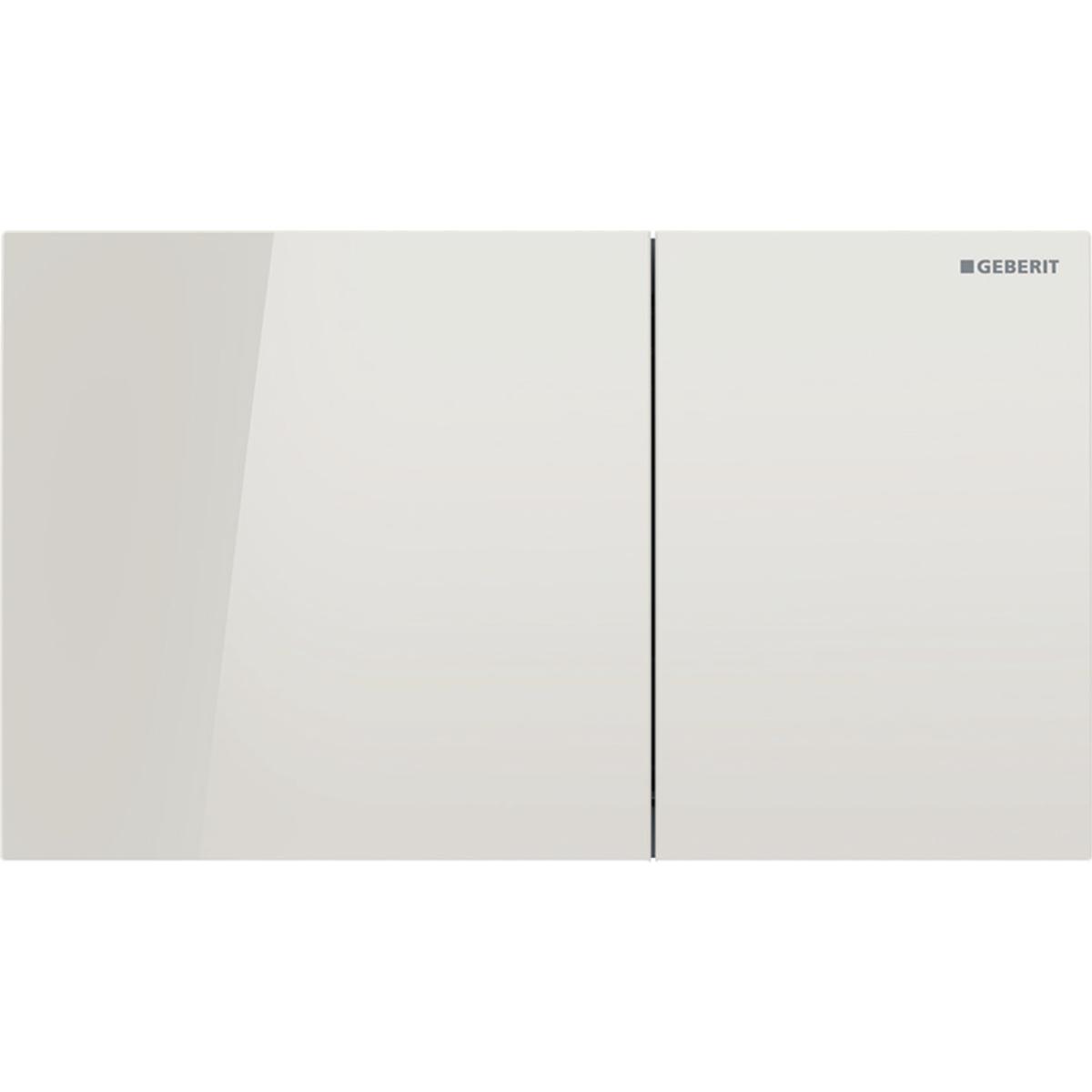 Betjeningsplate Sigma 70, Geberit - Betjeningspl. Sigma70 sandgrå dobbelskyll 25x14,6x2,5cm