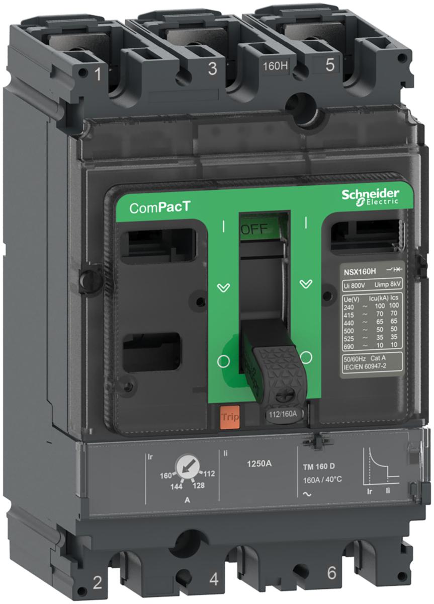 Effektbryter ComPacT NSX100N - Compact NSX100N TM25D 3P3T 