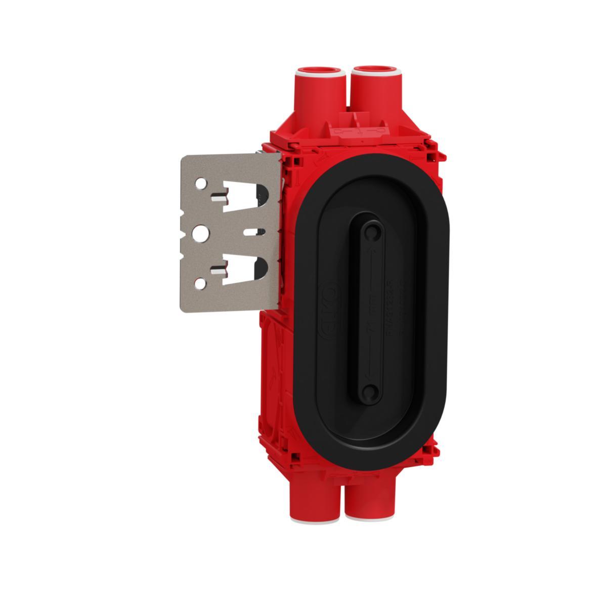 Veggboks Flexi+ Dobbel Brannboks - Lav Ring - Stender - Dobbelboks lav stender Brann