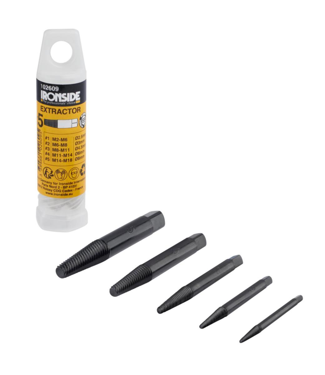 Skrueuttrekkersett Ironside Spiral - Skrueuttrekkersett Ironside Spiral Nr.1-5 102609